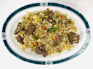 Order 36. Beef Fried Rice food online from Lido Restaurant store, Oklahoma City on bringmethat.com