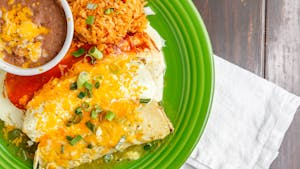 Order 3 Amigos Enchilada Dinner food online from Manuels Mexican Restaurant and Cantina store, Phoenix on bringmethat.com