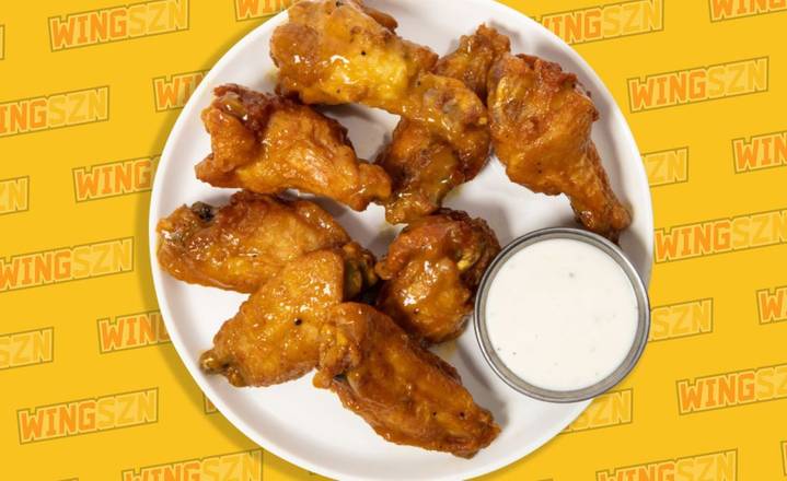 Order Carolina Gold (BBQ) Bone-In Wings food online from Wing SZN store, Raleigh on bringmethat.com