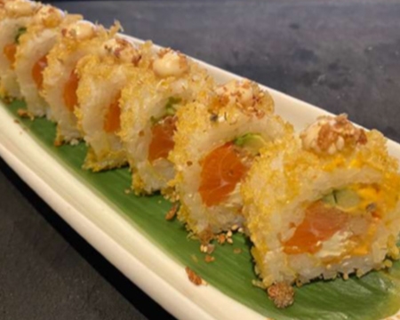Order Alaskan Roll food online from Kumori Sushi & Teppanyaki - Nolana store, Mcallen on bringmethat.com