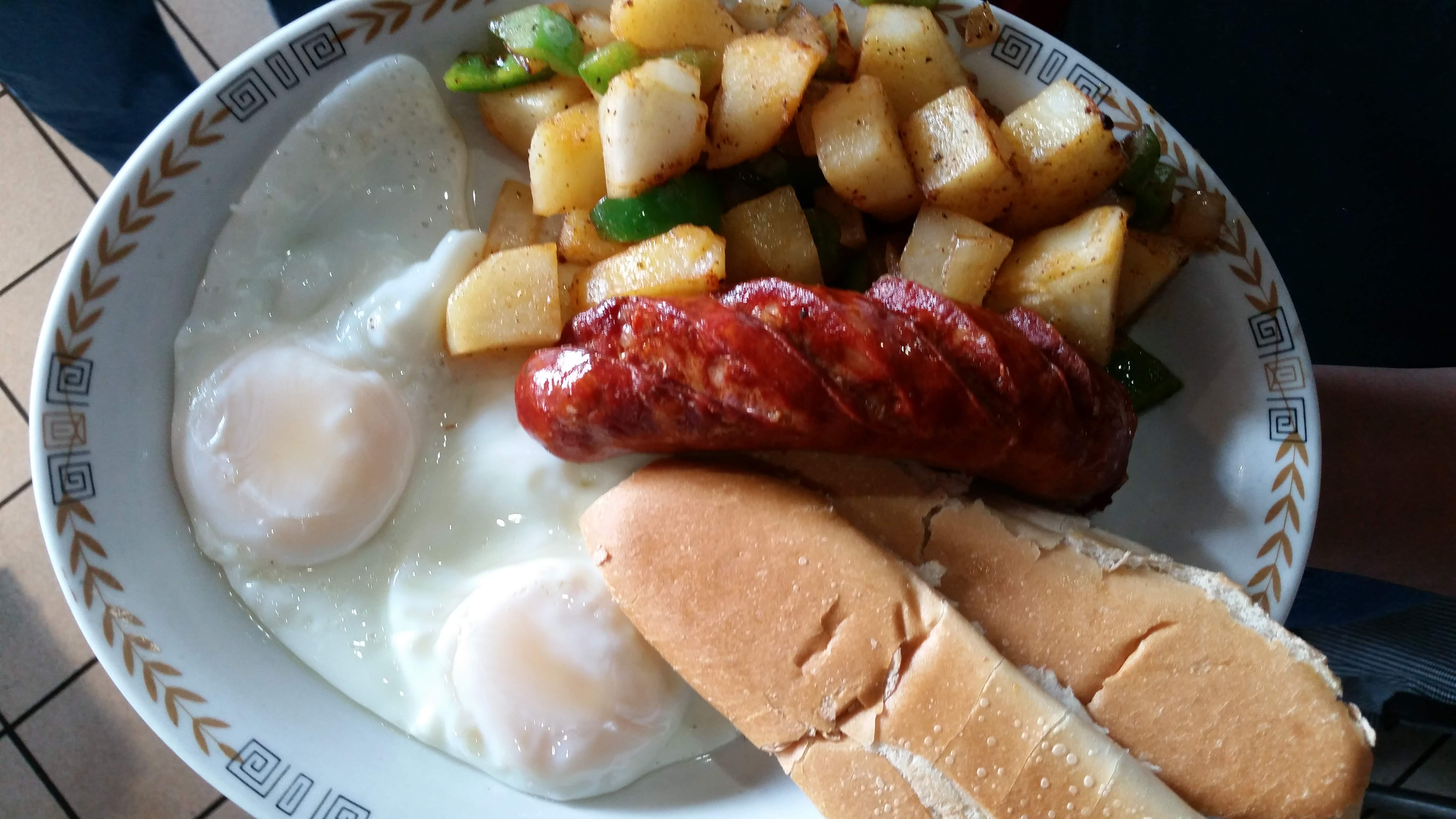 Order 3. Two Eggs, Toast, Potatoes and One Meat Breakfast food online from Havana store, Bloomfield on bringmethat.com