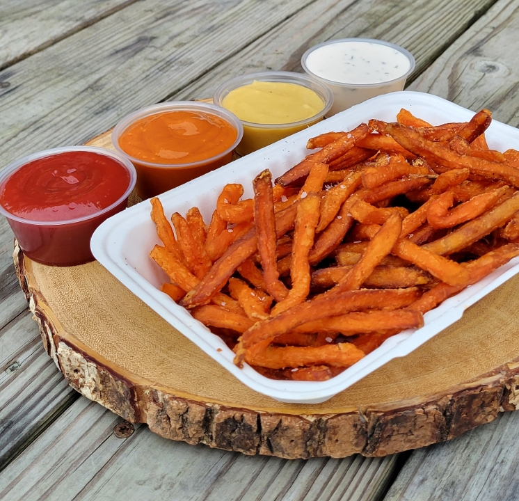 Order Sweet Potato Fries food online from Greens And Grains store, Galloway on bringmethat.com