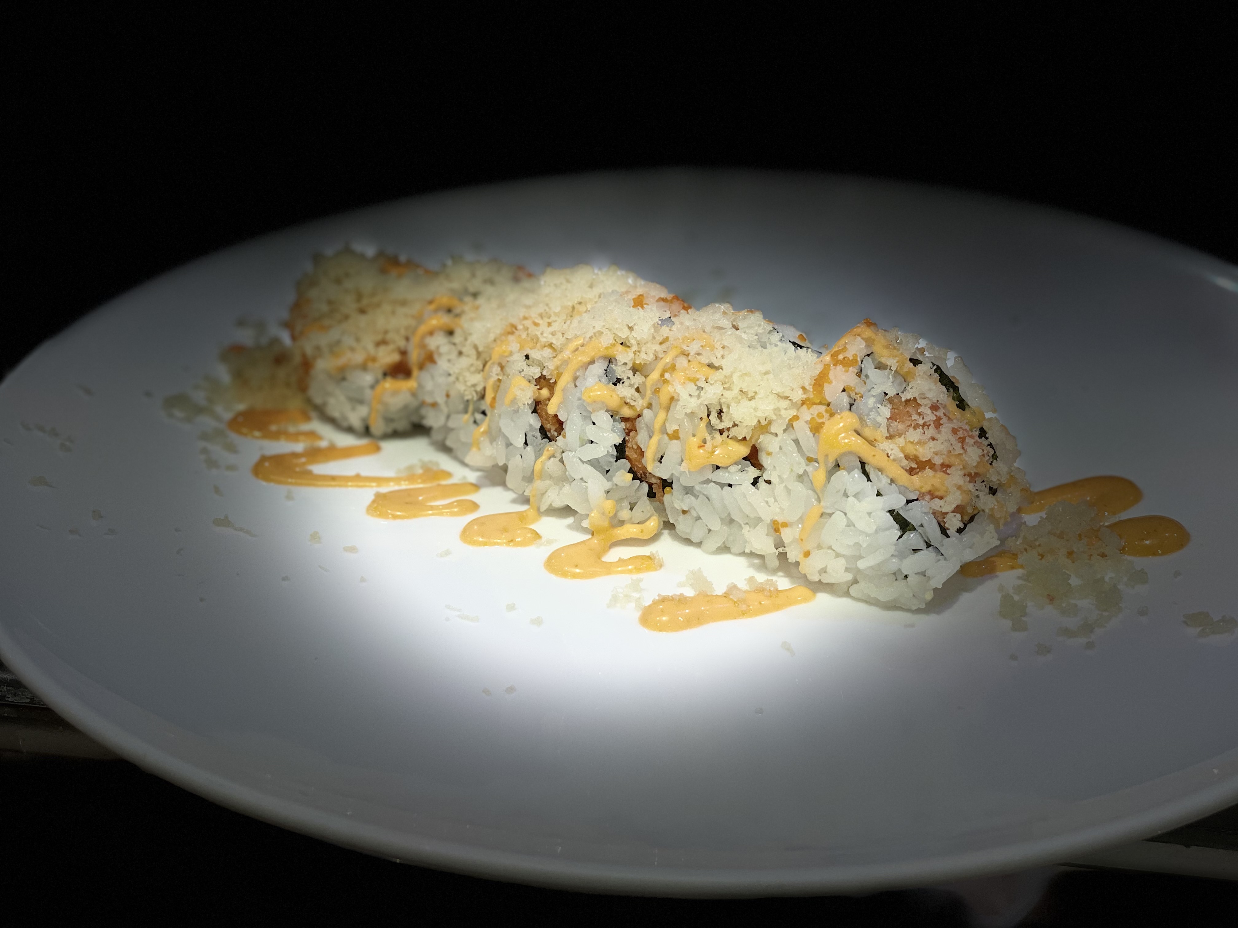 Order Spicy Crunch Special Roll food online from Sushi X Ii store, Stamford on bringmethat.com