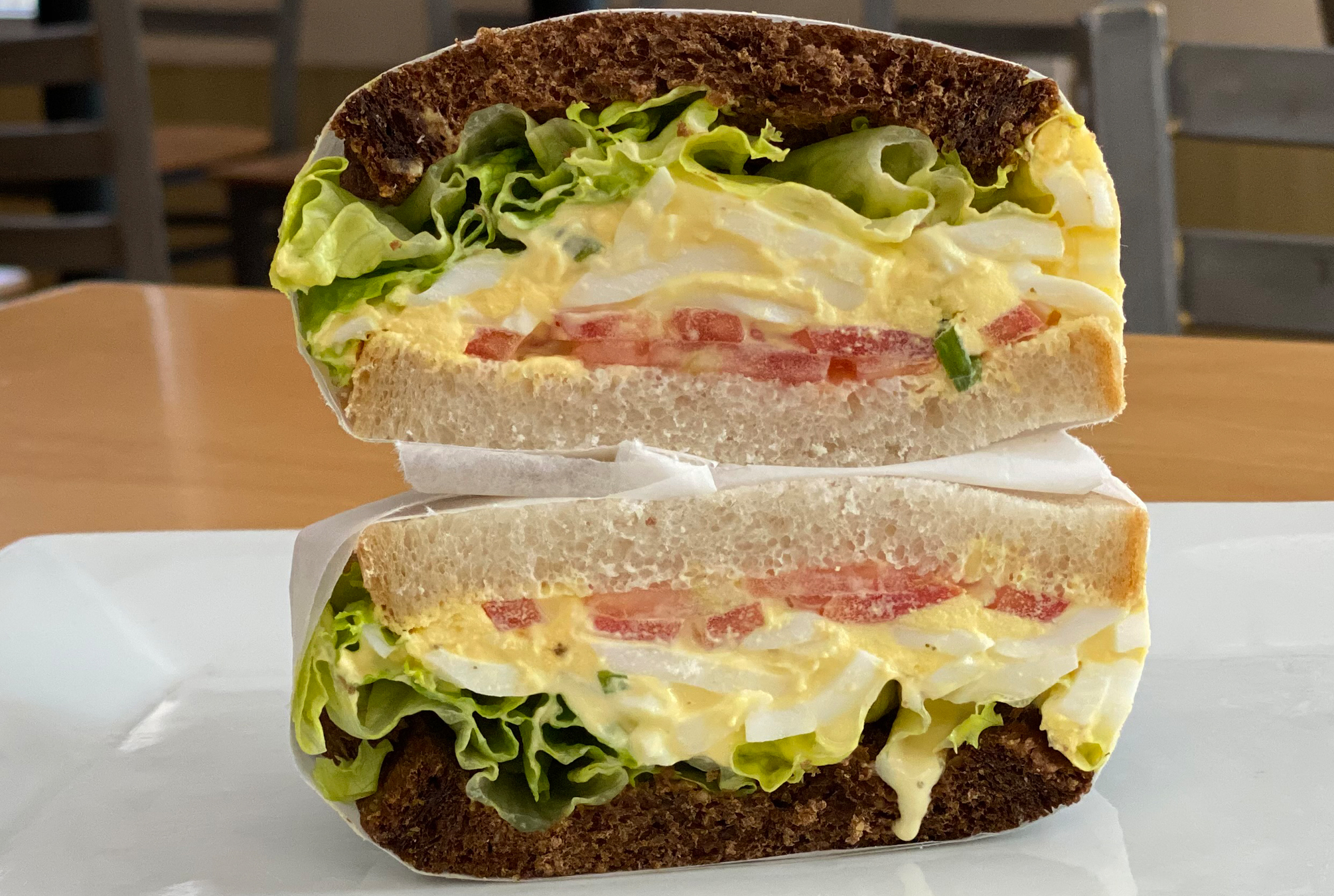 Order Egg Salad Sandwich food online from Green Cafe store, New York on bringmethat.com