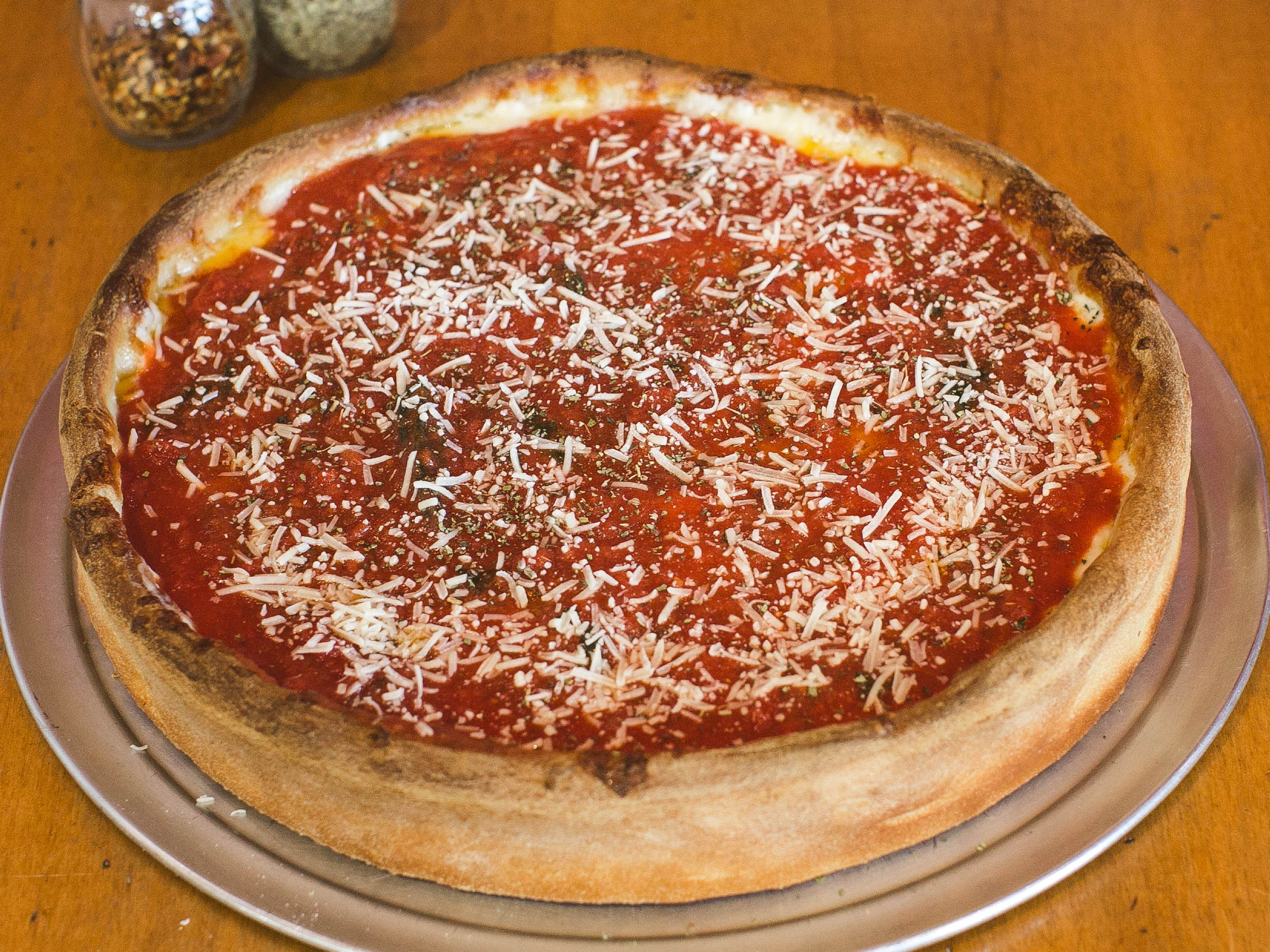 Order 12" Cheese Chicago Deep Dish Pizza food online from Gennaro's Pizza store, Pottstown on bringmethat.com