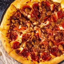 Order 10" Meat Lovers Pizza food online from Salamones Italian Pizzeria And Restaurant store, Cherry Valley on bringmethat.com