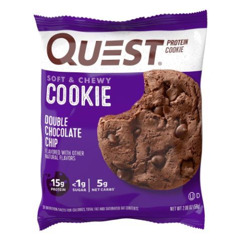 Order Quest Protien Cookie Double Chocolate Chip 2.08oz food online from 7-Eleven store, Northlake on bringmethat.com