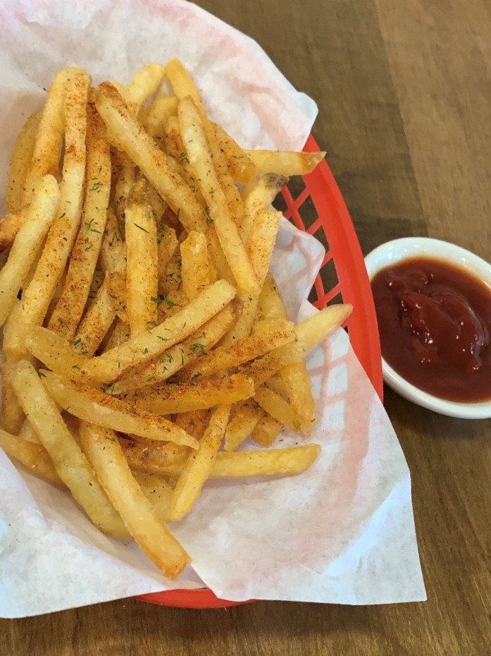 Order A11. Cajun French Fries - Khoai Tay Chien food online from Pho Bowl & Grill store, Oceanside on bringmethat.com