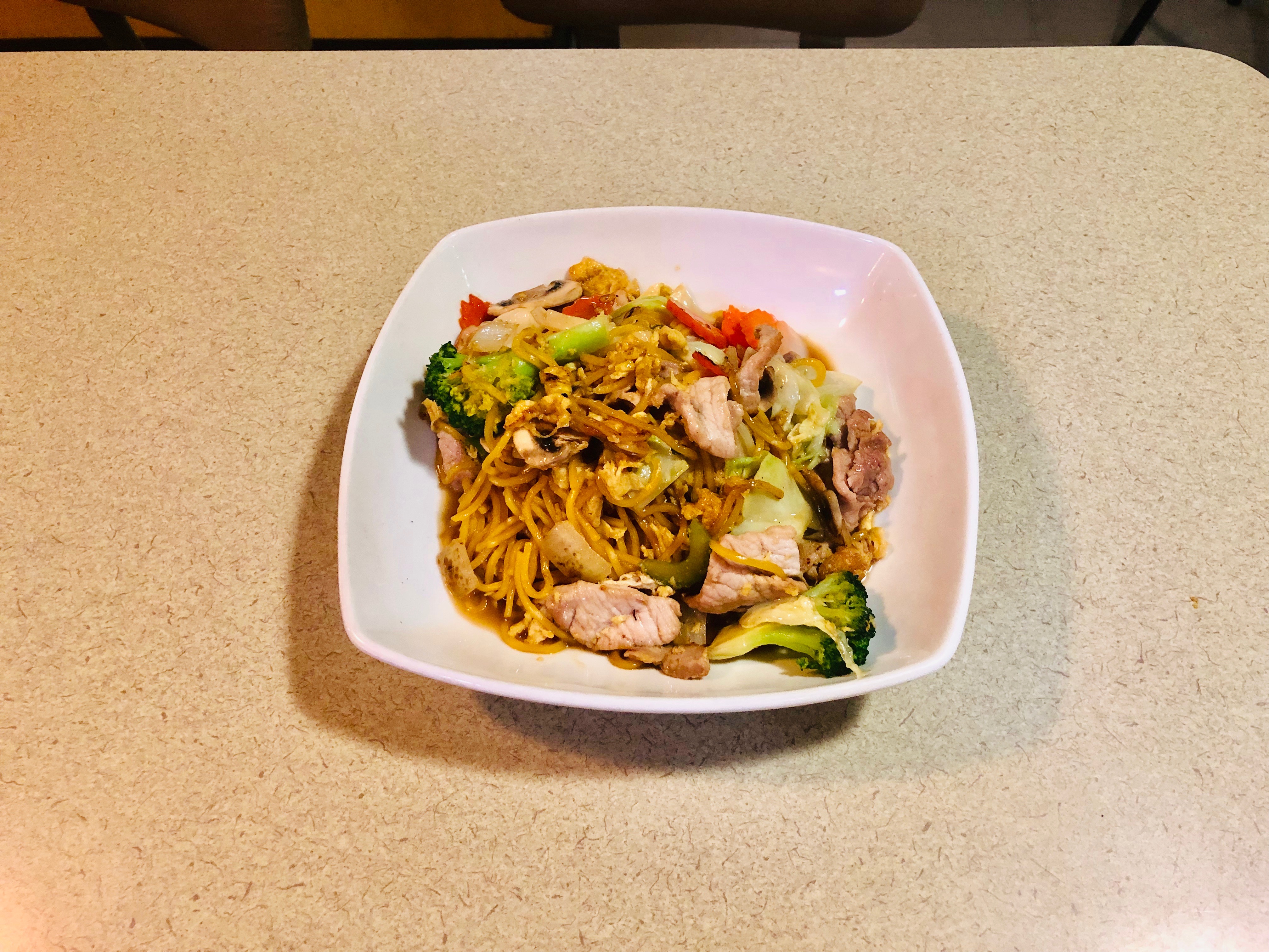 Order Yakisoba (wheat yellow noodle) food online from Noodle N Thai store, Springfield on bringmethat.com