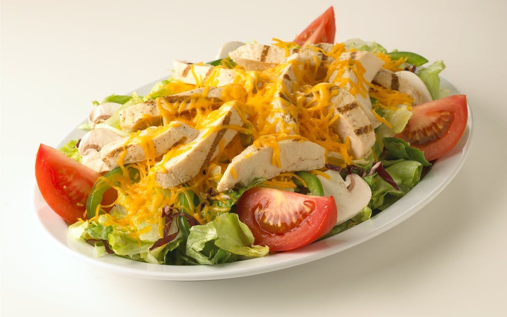 Order Grilled Chicken Salad - Salad food online from Bellacino's Pizza & Grinders store, Southfield on bringmethat.com