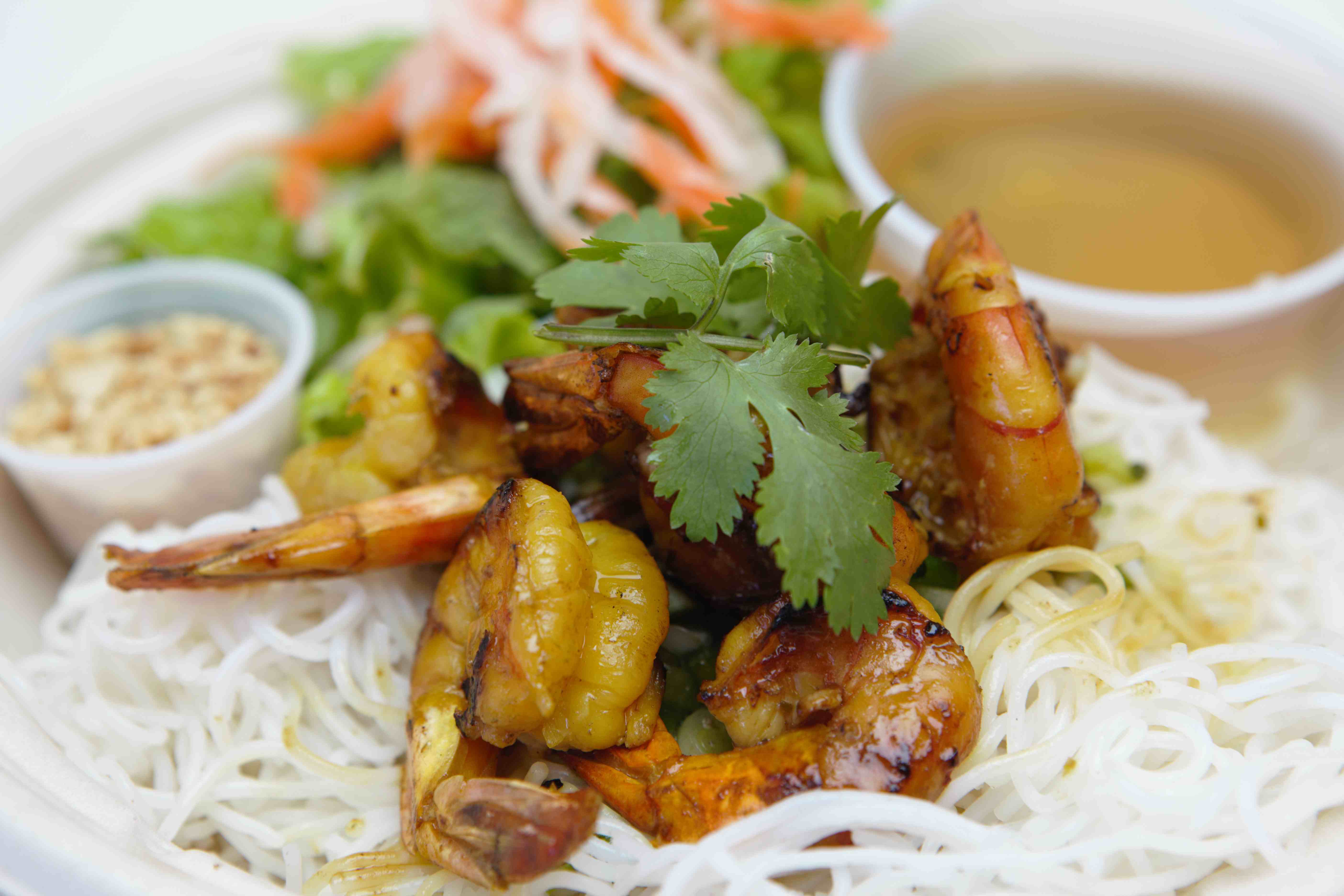 Order Shrimp Bowl food online from Big Bites Vietnamese Eatery store, Mountain View on bringmethat.com