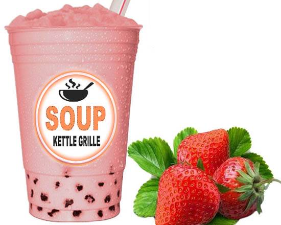 Order Strawberry Smoothie food online from Soup Kettle Grille store, Meridian on bringmethat.com
