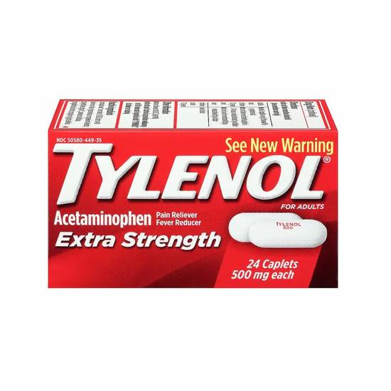 Order Tylenol Extra Strength 2 Pack food online from Pink Dot Logan Heights store, San Diego on bringmethat.com