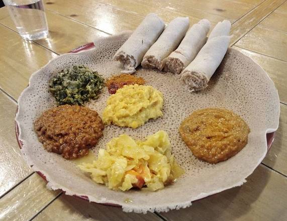 Order Vegan Combo food online from Awash Ethiopian Restaurant And Market store, San Diego on bringmethat.com