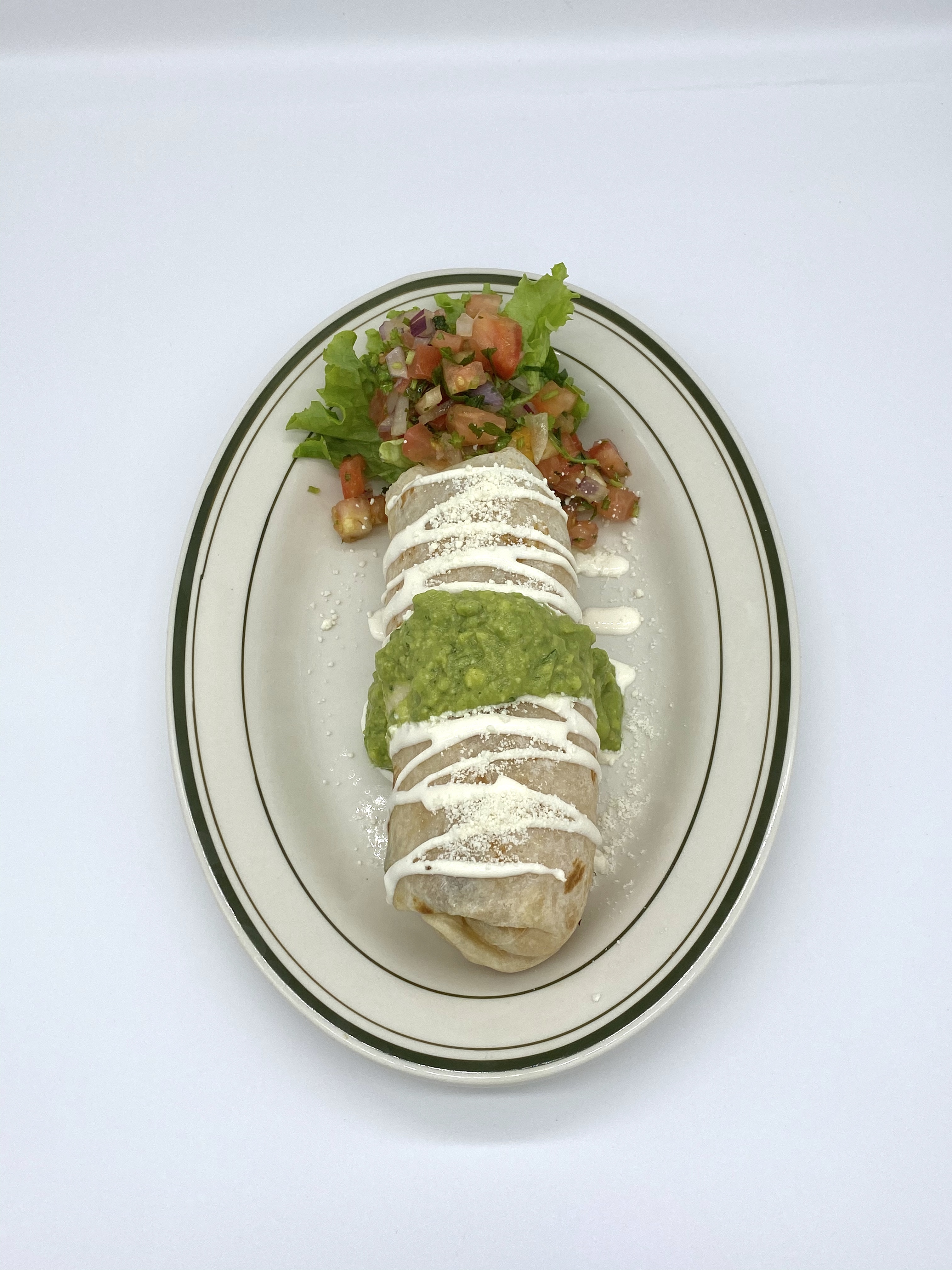 Order 49. Regular Burrito food online from Tacos Y Jugos Genesis store, Elmhurst on bringmethat.com