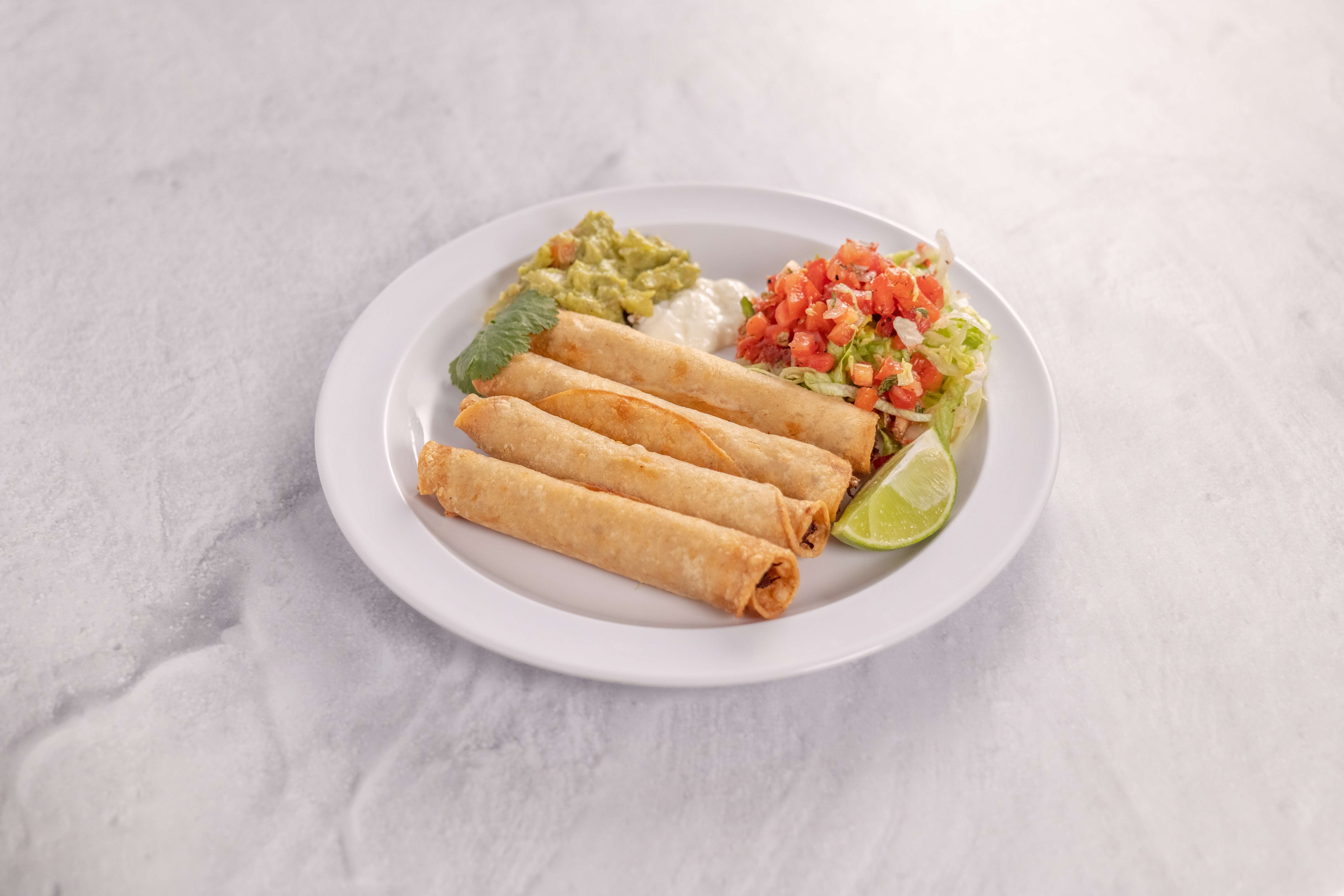 Order Beef Taquitos food online from El Mariachi Mexican Grill & Sports Cantina store, Encino on bringmethat.com