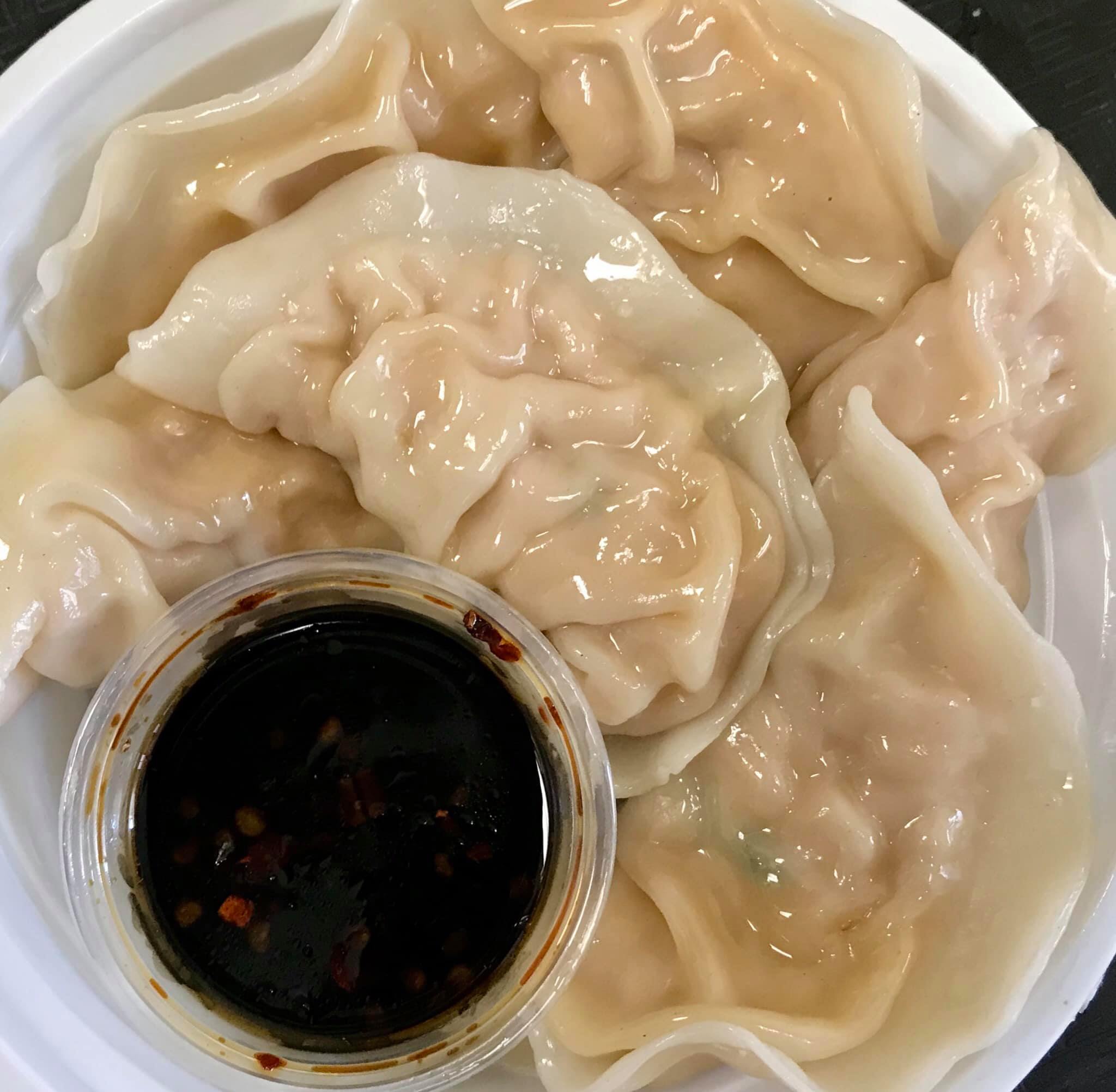 Order 3. Chicken Dumpling food online from Lucky House store, Peabody on bringmethat.com