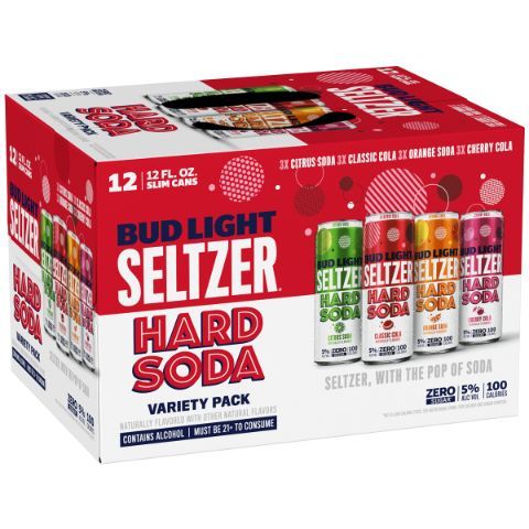 Order Bud Light Seltzer Hard Soda Variety 12 Pack 12 oz food online from 7-Eleven store, Evans Mills on bringmethat.com