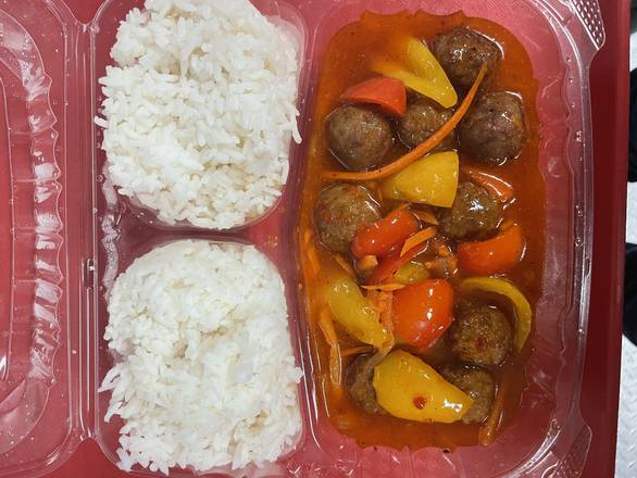 Order Sweet and Sour Meatballs food online from Authentic Filipino Food LGM Delicacies store, Portland on bringmethat.com