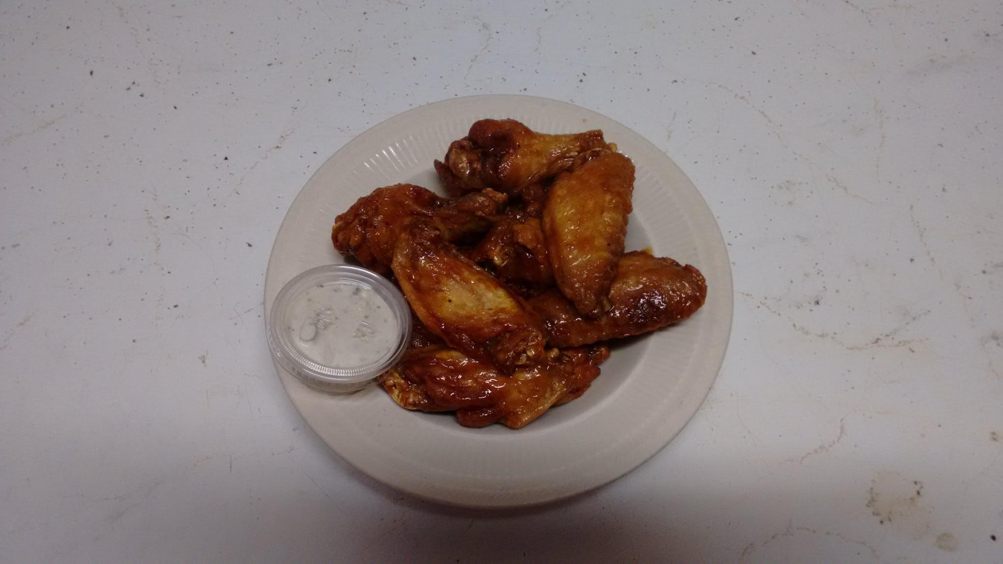 Order Wings - 1/2 Dozen food online from Angry Oven Pizzeria store, Bath on bringmethat.com