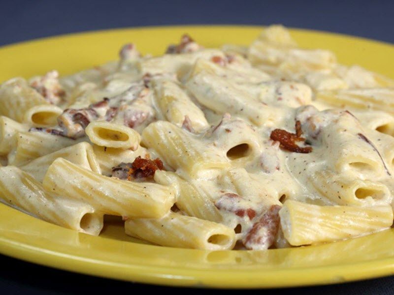 Order Rigatoni Carbonara food online from Pasta House Co store, St. Louis on bringmethat.com