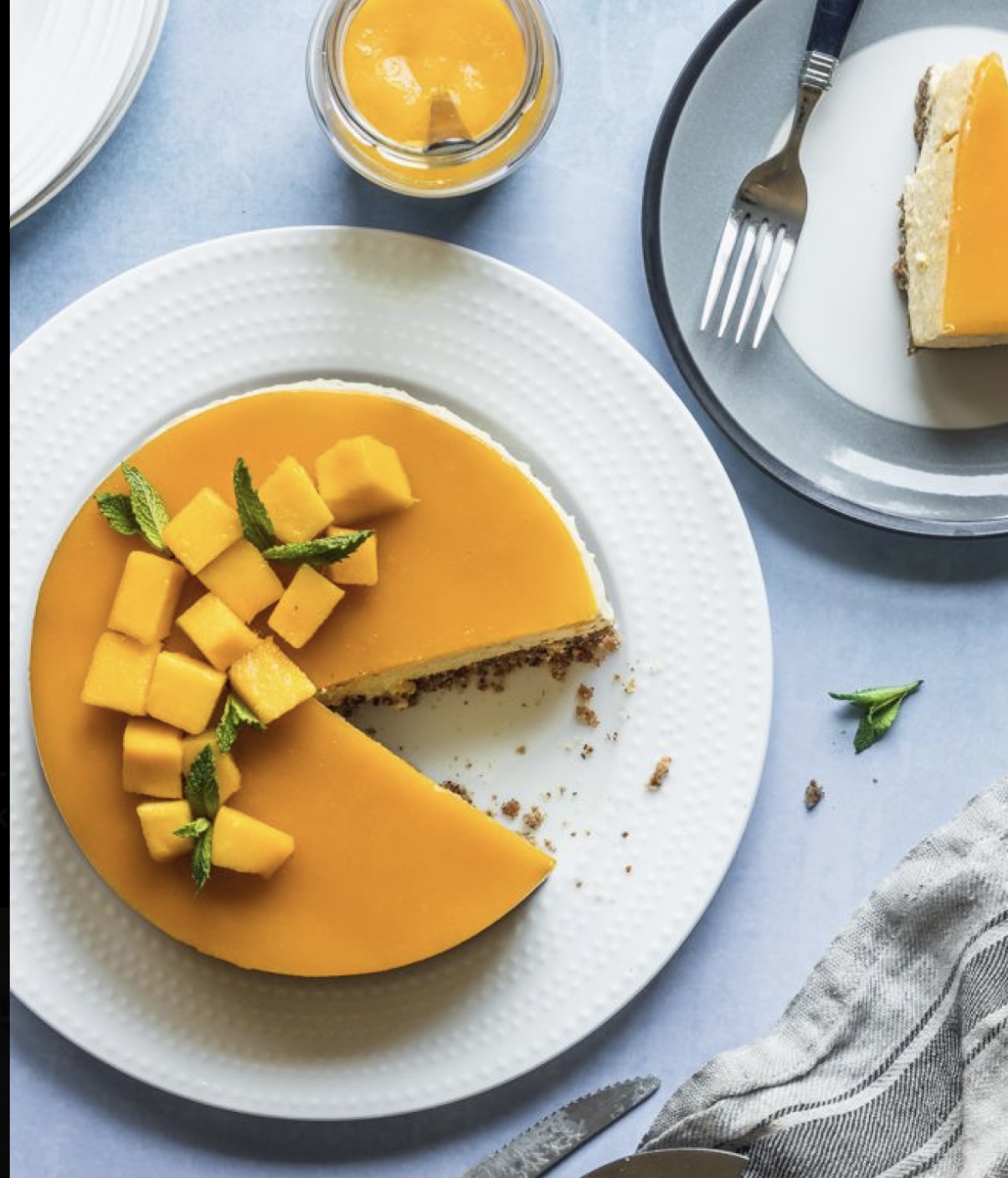 Order Mango Mousse  Tropical Dessert  food online from District North store, Columbus on bringmethat.com