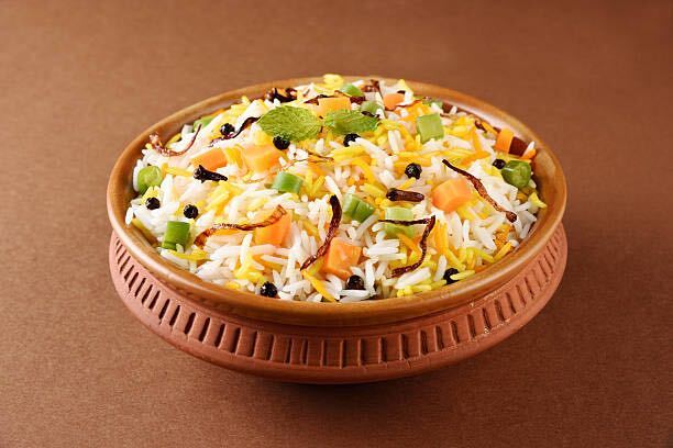 Order Vegetable Biryani food online from New Taj Mahal store, Columbus on bringmethat.com
