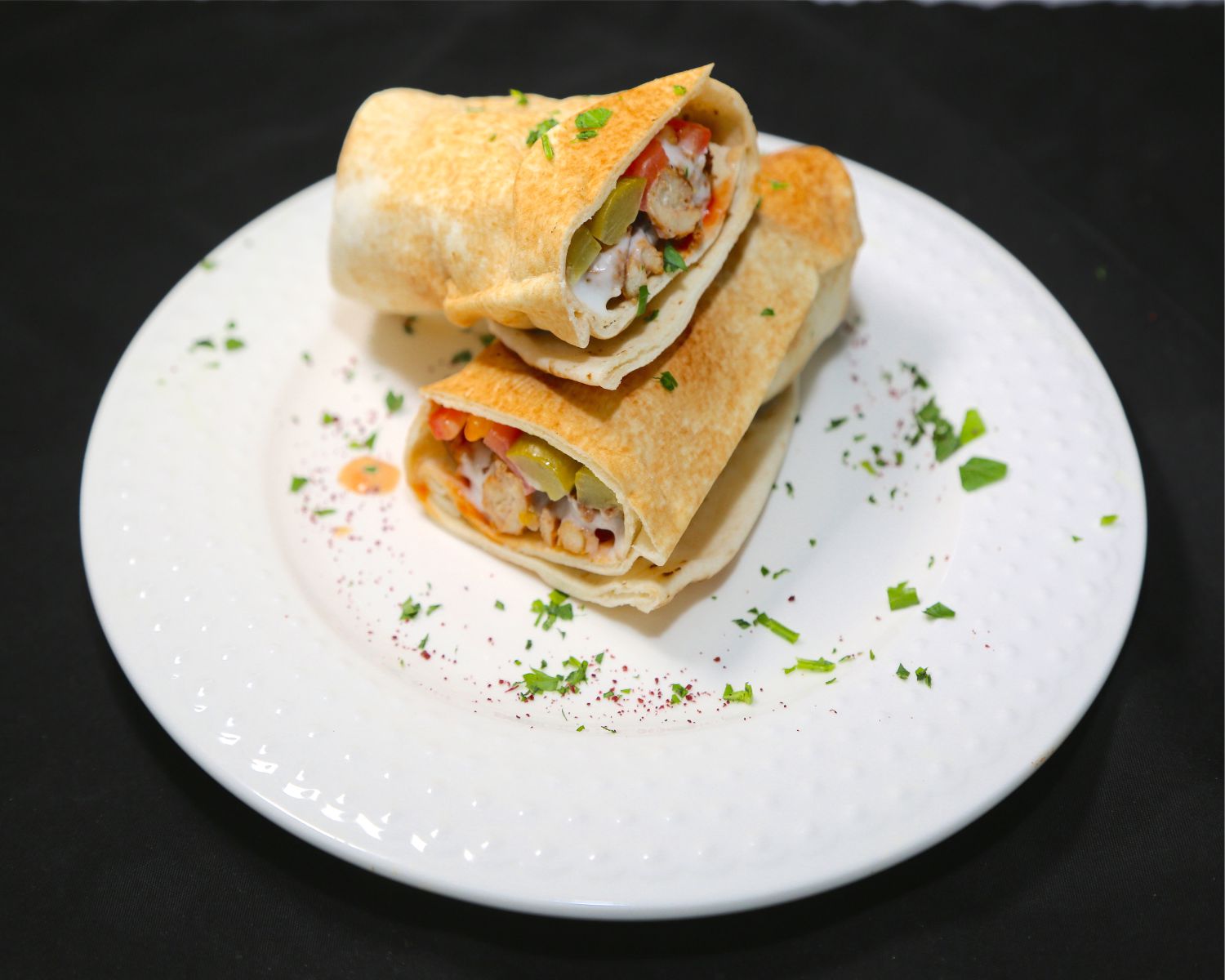 Order Chicken Shawarma Sandwich food online from Yaba's Middle Eastern Grill store, Chicago on bringmethat.com