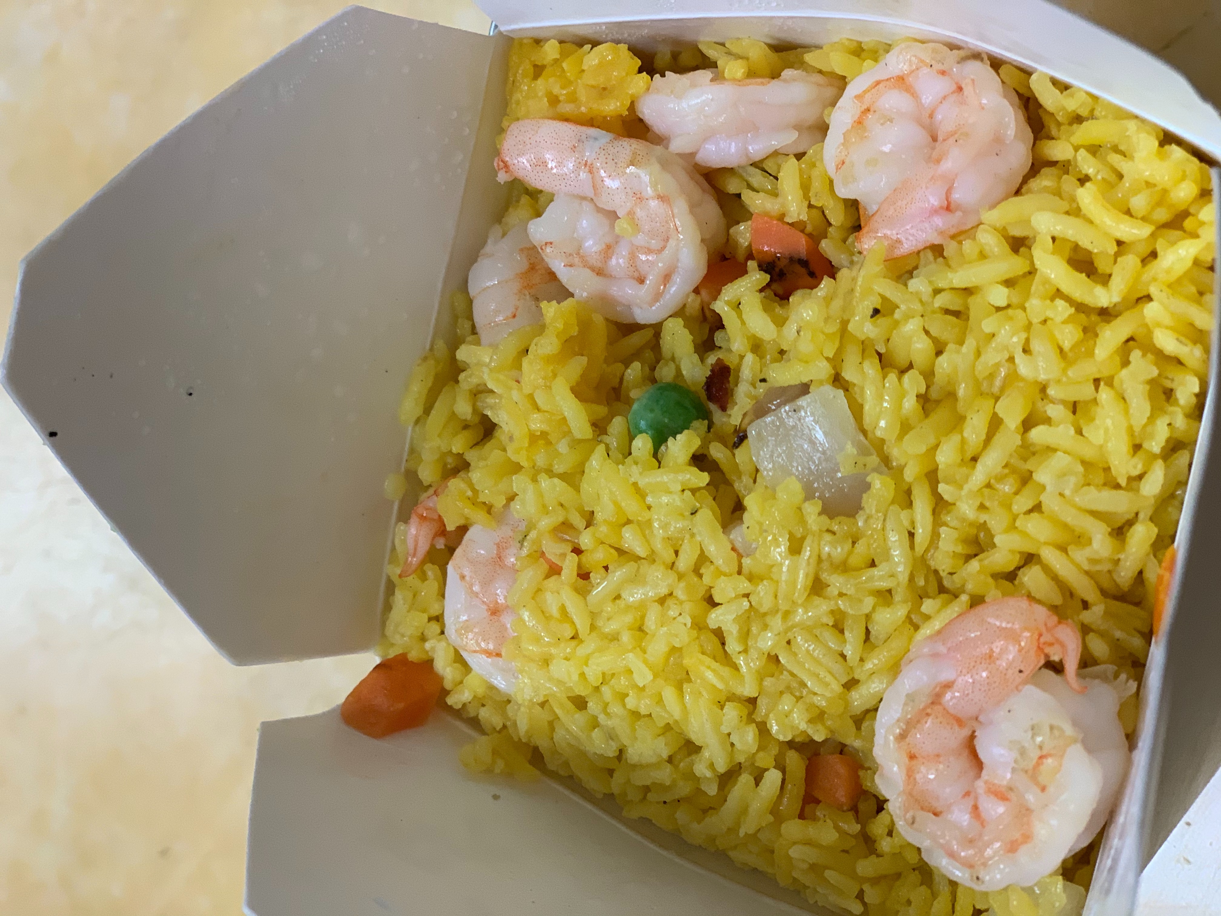 Order 34. Shrimp Fried Rice 虾炒饭 food online from Sheng Garden Chinese Restaurant store, Teaneck on bringmethat.com