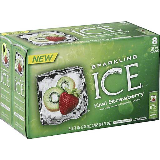 Order Sparkling Ice Kiwi Strawberry Pack Of 8 food online from Deerings Market store, Traverse City on bringmethat.com