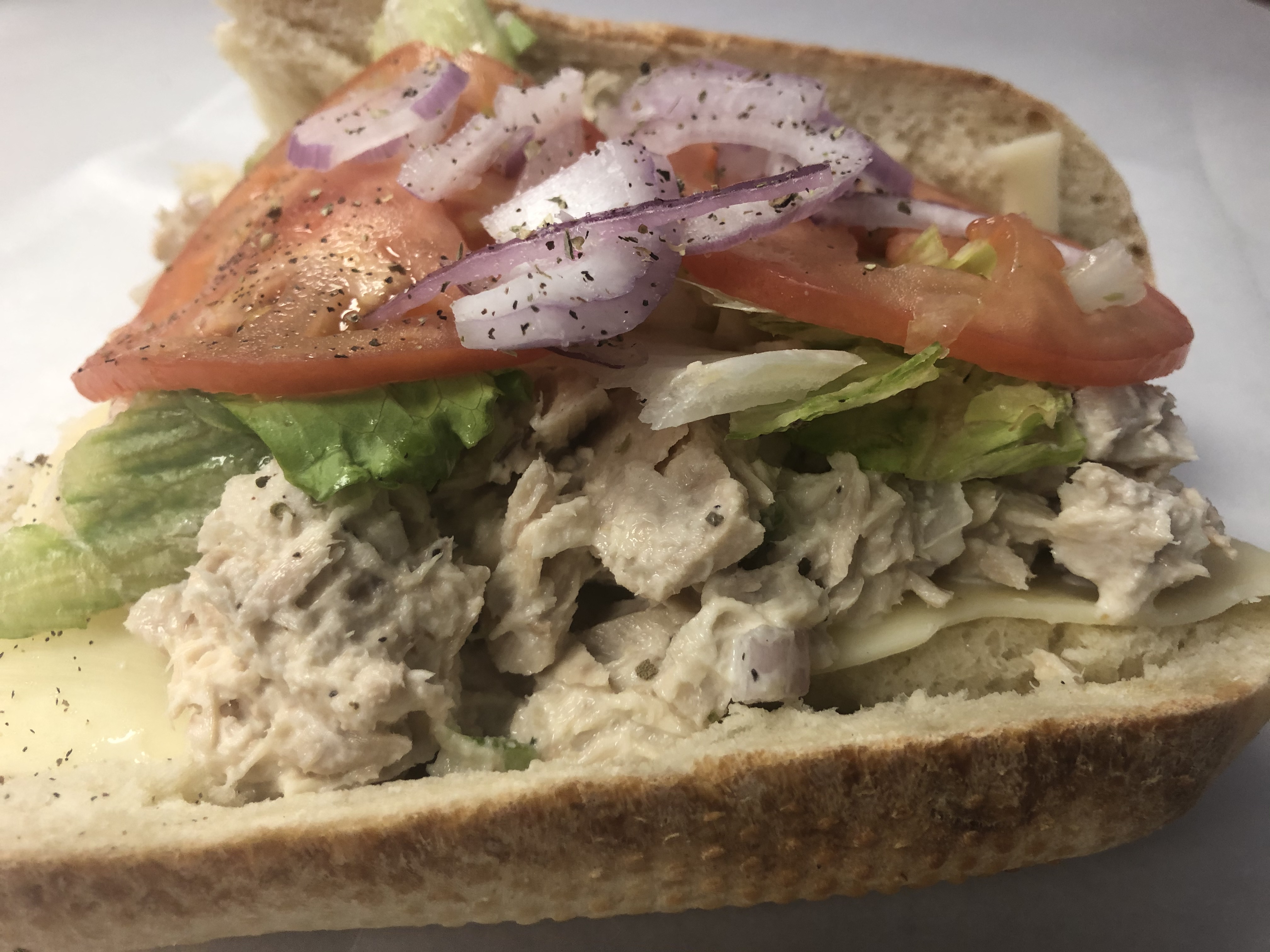 Order Tuna Salad Cold Sub food online from Harper Sandwiches & Such store, Middletown on bringmethat.com
