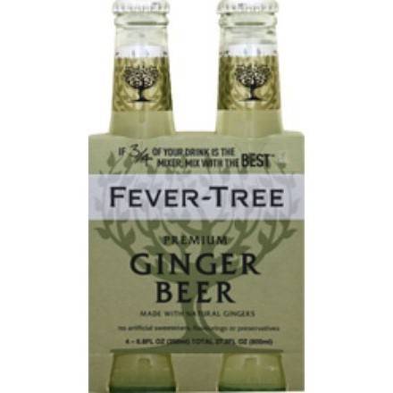 Order Fever Tree Ginger Beer (27.2 oz x 4-pack) food online from 7-Eleven By Reef store, Marietta on bringmethat.com