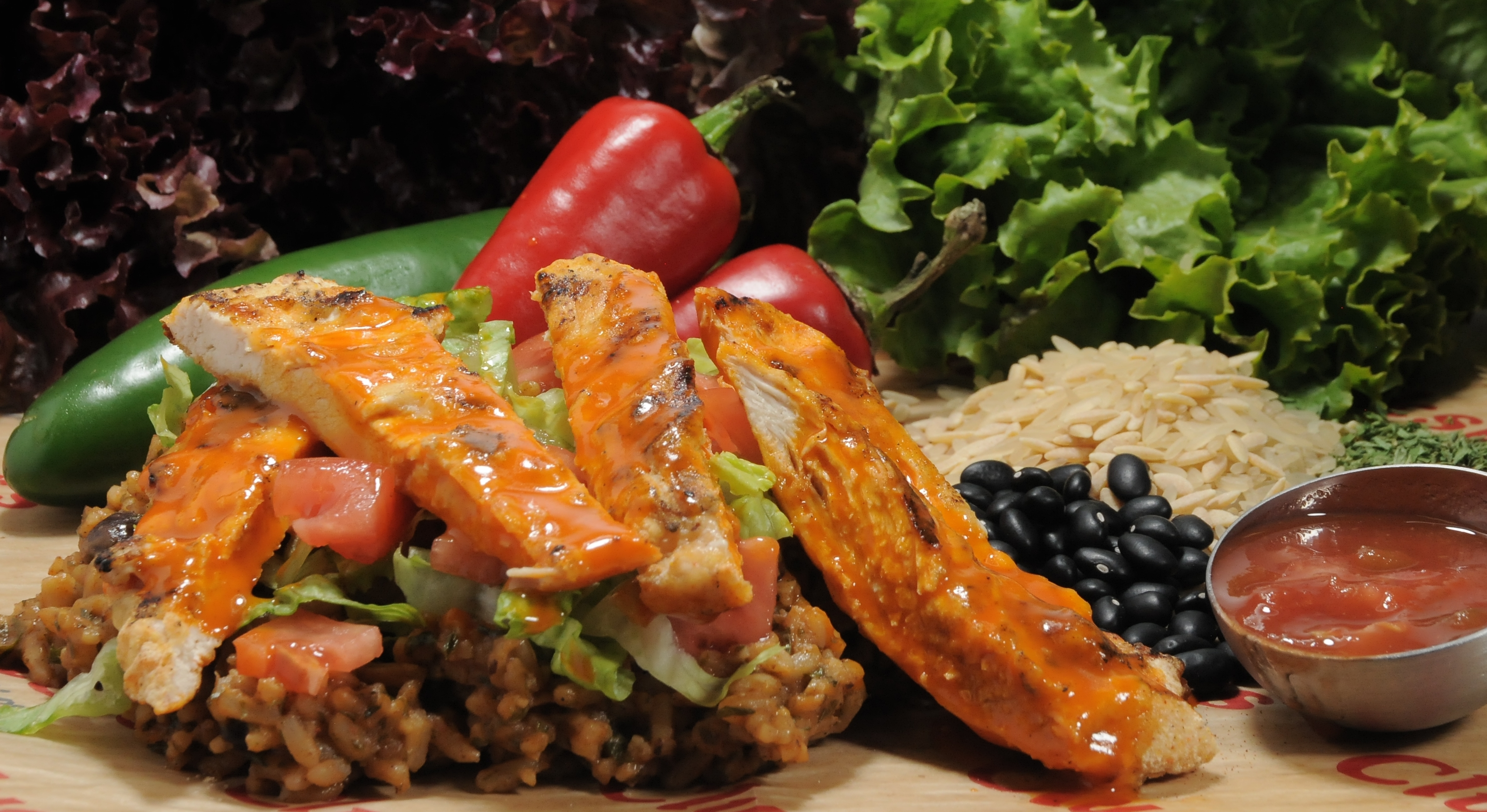 Order Clucker Rice Bowl food online from Cluck-U Chicken store, Eatontown on bringmethat.com
