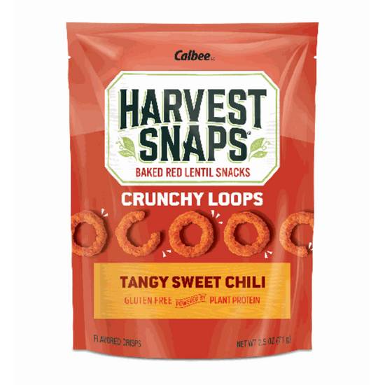 Order Harvest Snaps Crunchy Loops - Tangy Sweet Chili food online from IV Deli Mart store, Goleta on bringmethat.com
