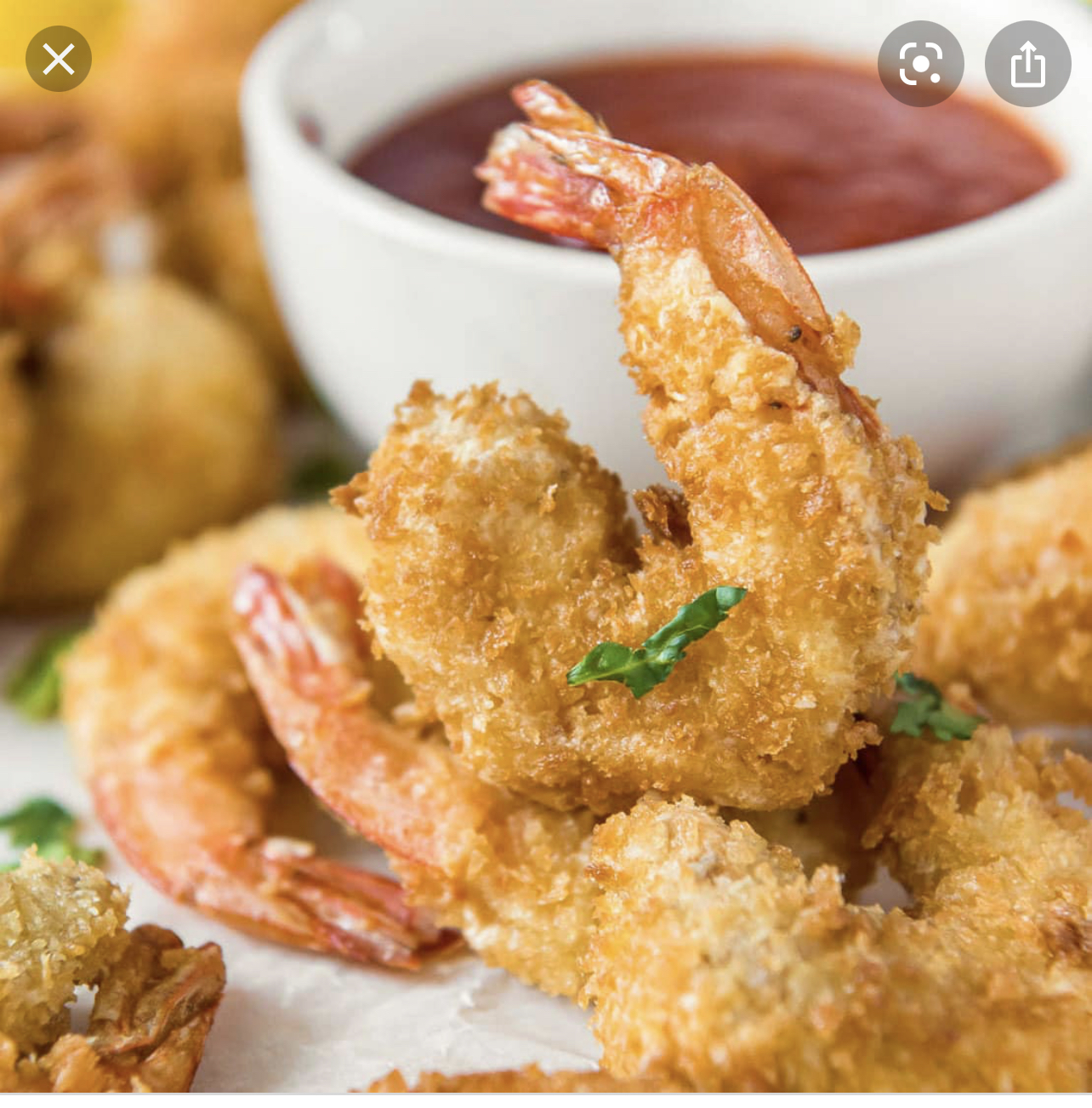 Order Shrimp Basket with Fries food online from Fried Chicken store, Brooklyn on bringmethat.com