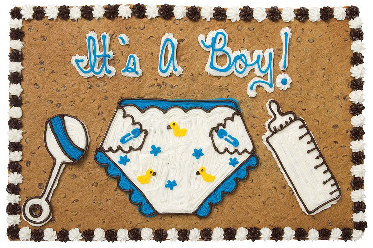 Order It's a Boy! - O4003  food online from Great American Cookies - Bel Air Mall store, Mobile on bringmethat.com
