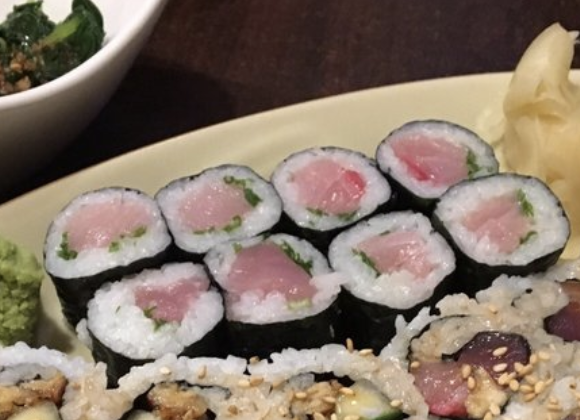 Order Hamachi Maki Roll food online from Sushi Suki store, San Francisco on bringmethat.com