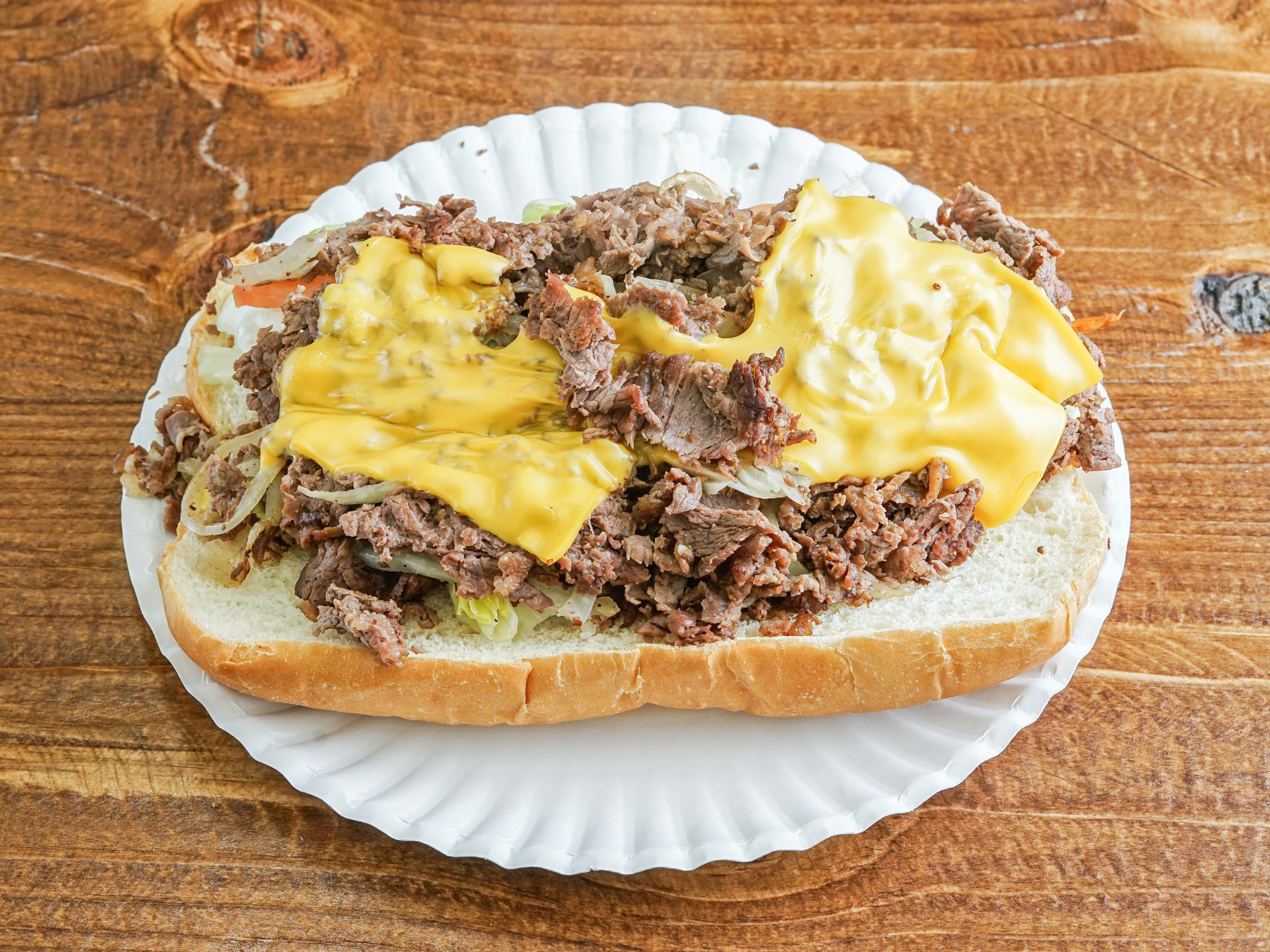 Order Cheesesteak Sub food online from Mr G Fast Lane store, Woodlawn on bringmethat.com