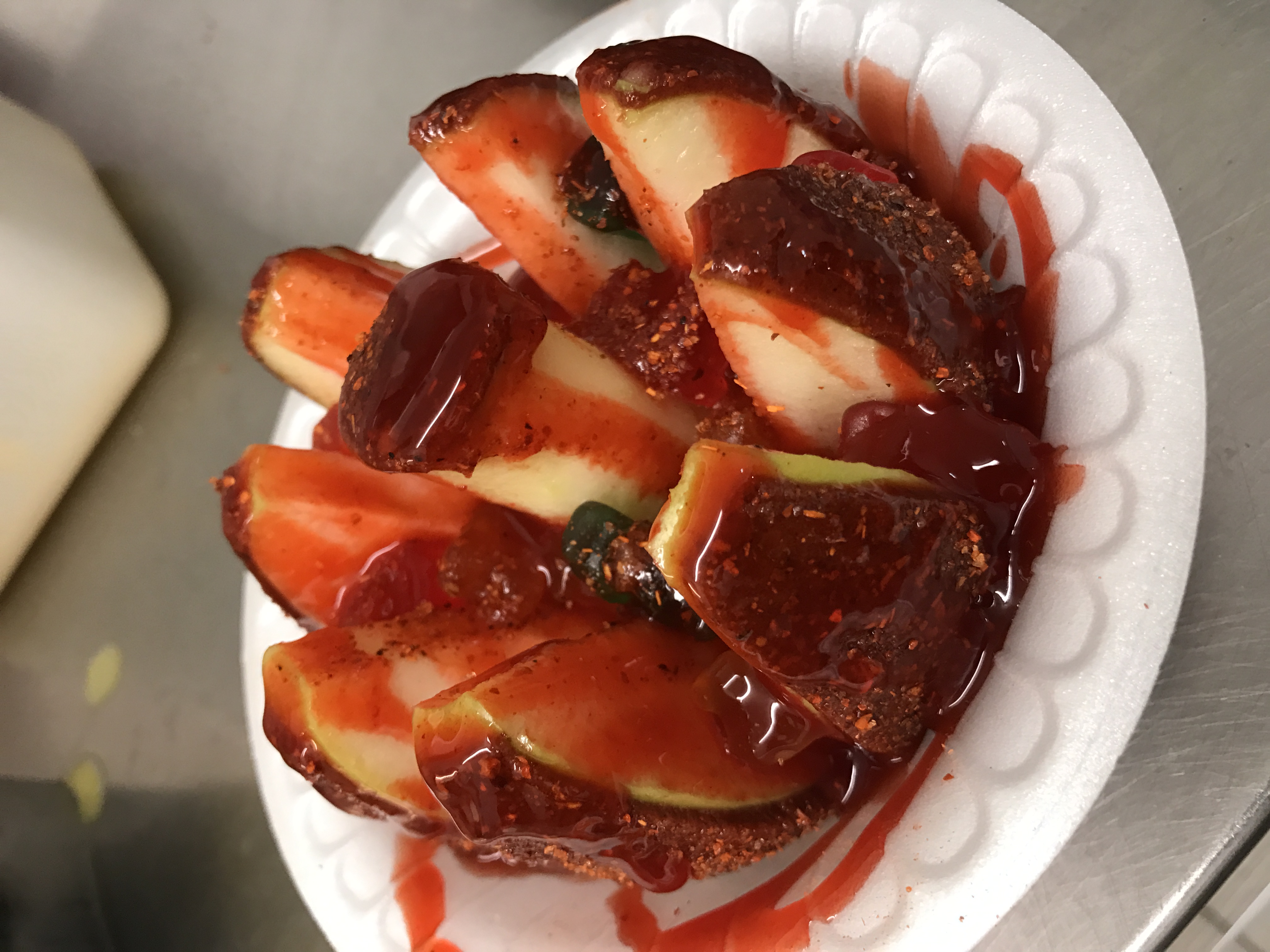 Order Chamoy Apple food online from Cali Snack Shack store, Parlier on bringmethat.com