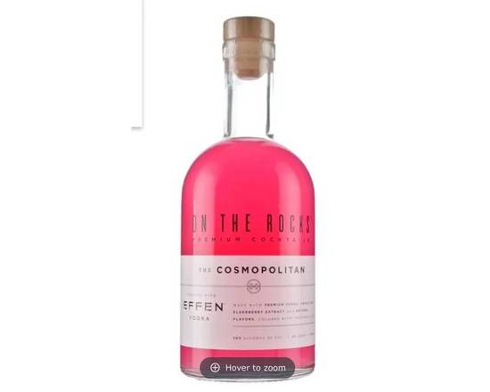Order  ON THE ROCKS THE COSMOPOLITAN CRAFTED WITH EFFEN VODKA 40 375ml food online from House Of Wine store, New Rochelle on bringmethat.com