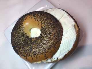 Order Bagel with Cream Cheese food online from Fresh U Order Bakery & Cafe store, Sunnyvale on bringmethat.com