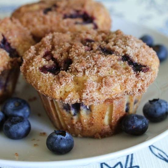 Order Blueberry Muffin food online from Get Fruity Cafe store, College Park on bringmethat.com
