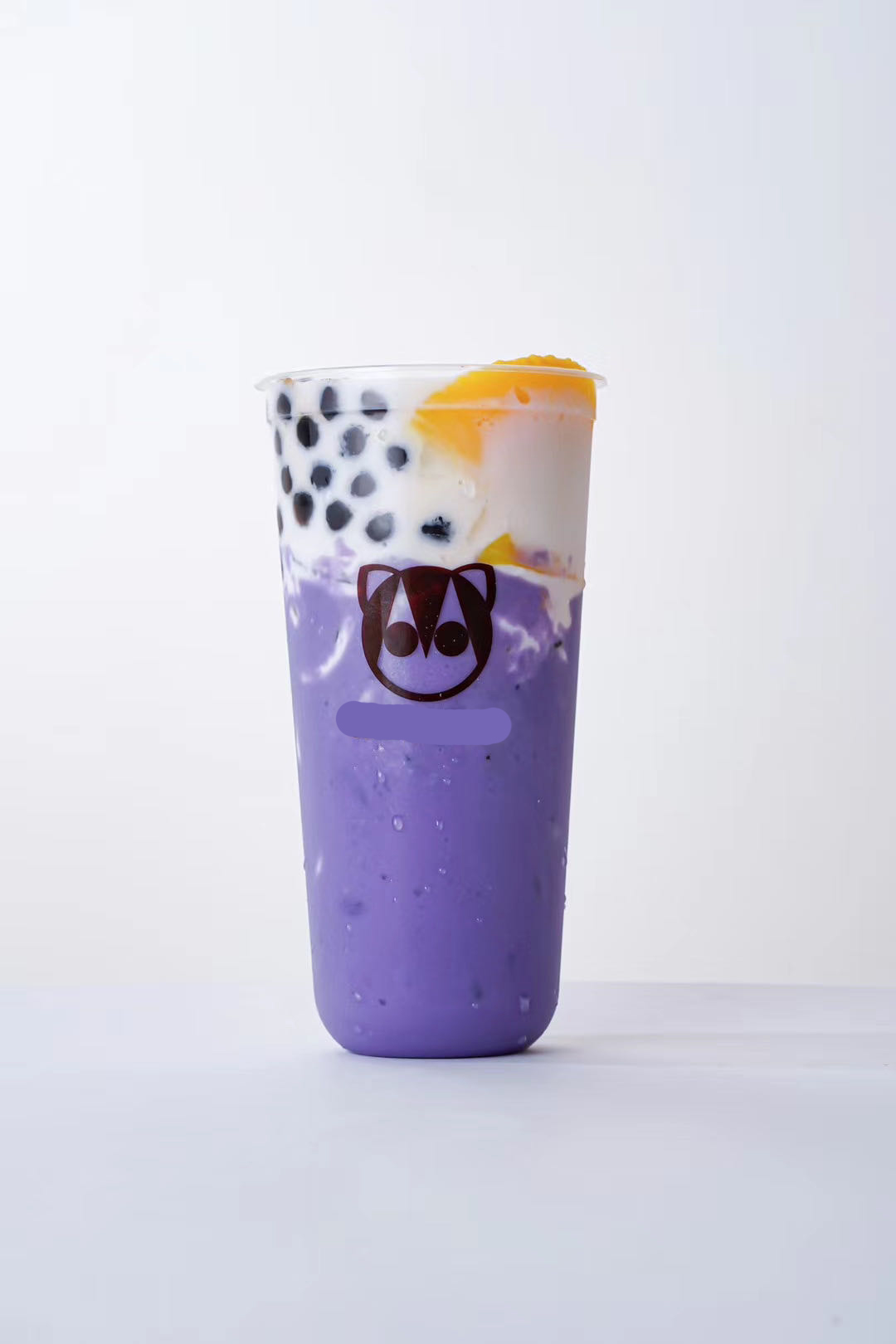 Order Purple Yam Fresh Milk with Boba and Pudding food online from Moo Tea store, Alhambra on bringmethat.com