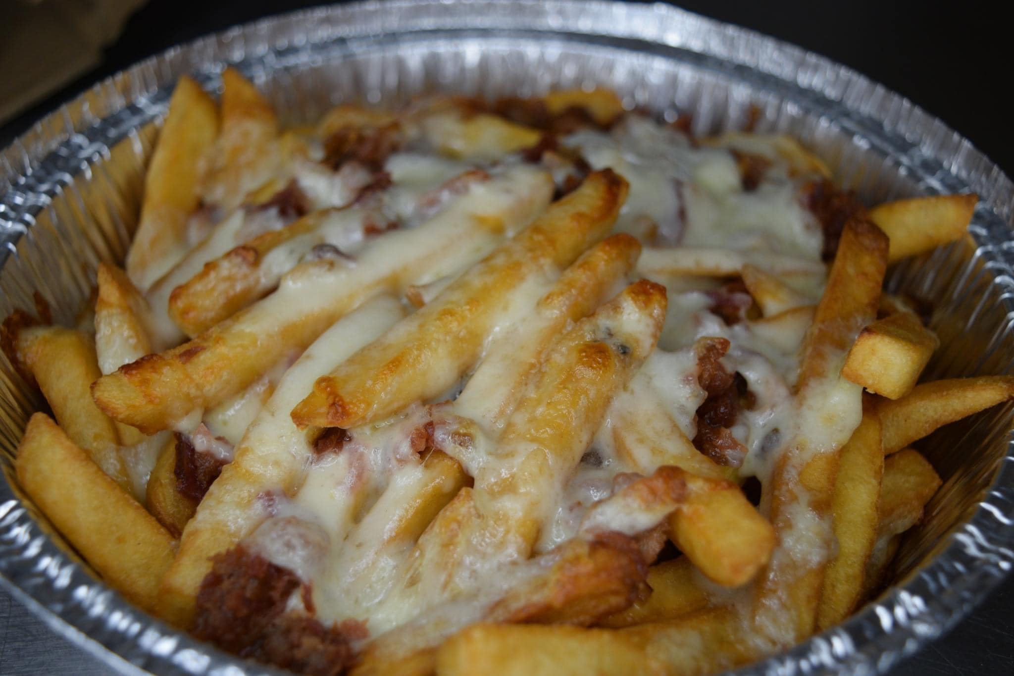 Order Fries with Bacon and Cheese food online from Kings New York Pizza LLC store, Winchester on bringmethat.com