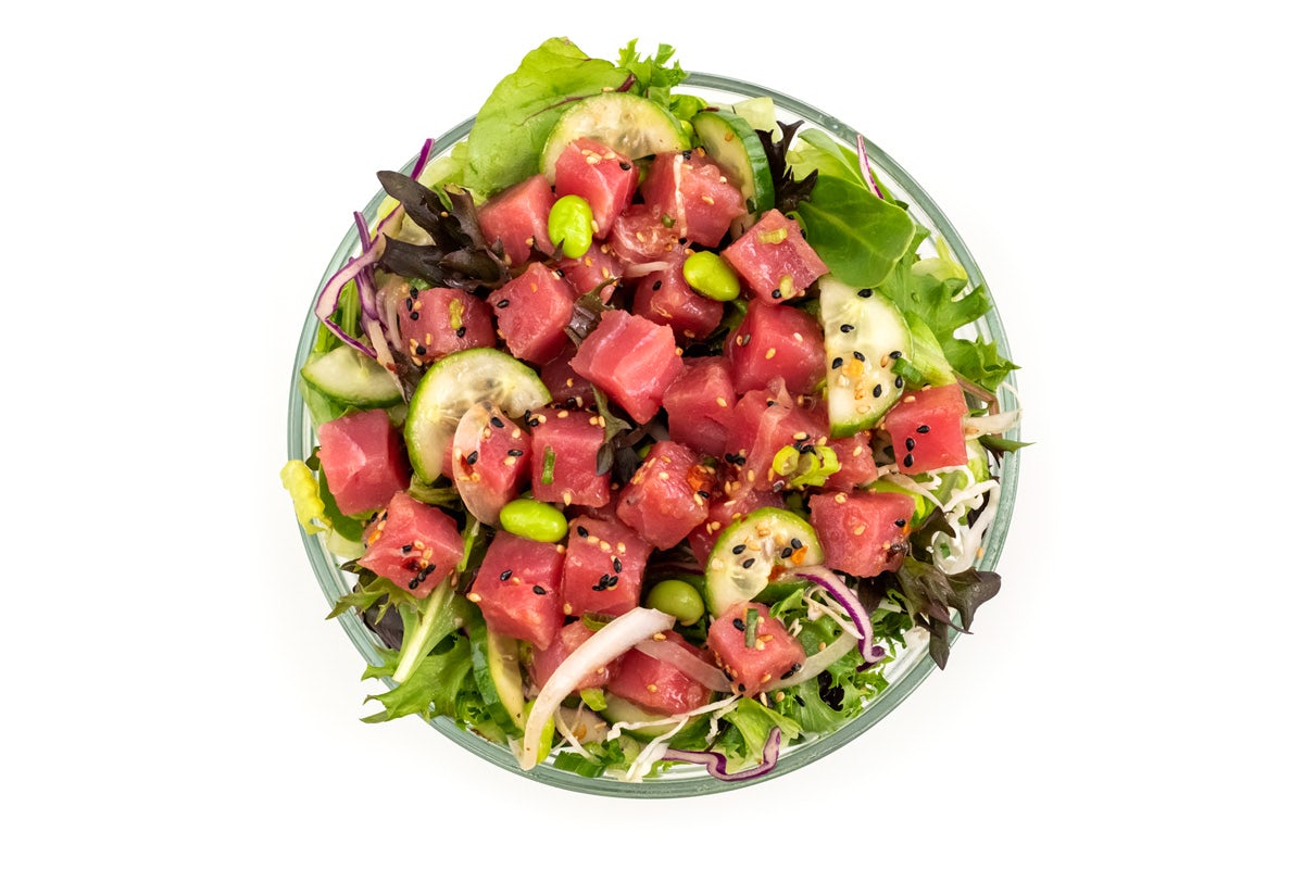 Order Poke Salad - Regular (2 Proteins) food online from Pokeworks store, Webster on bringmethat.com