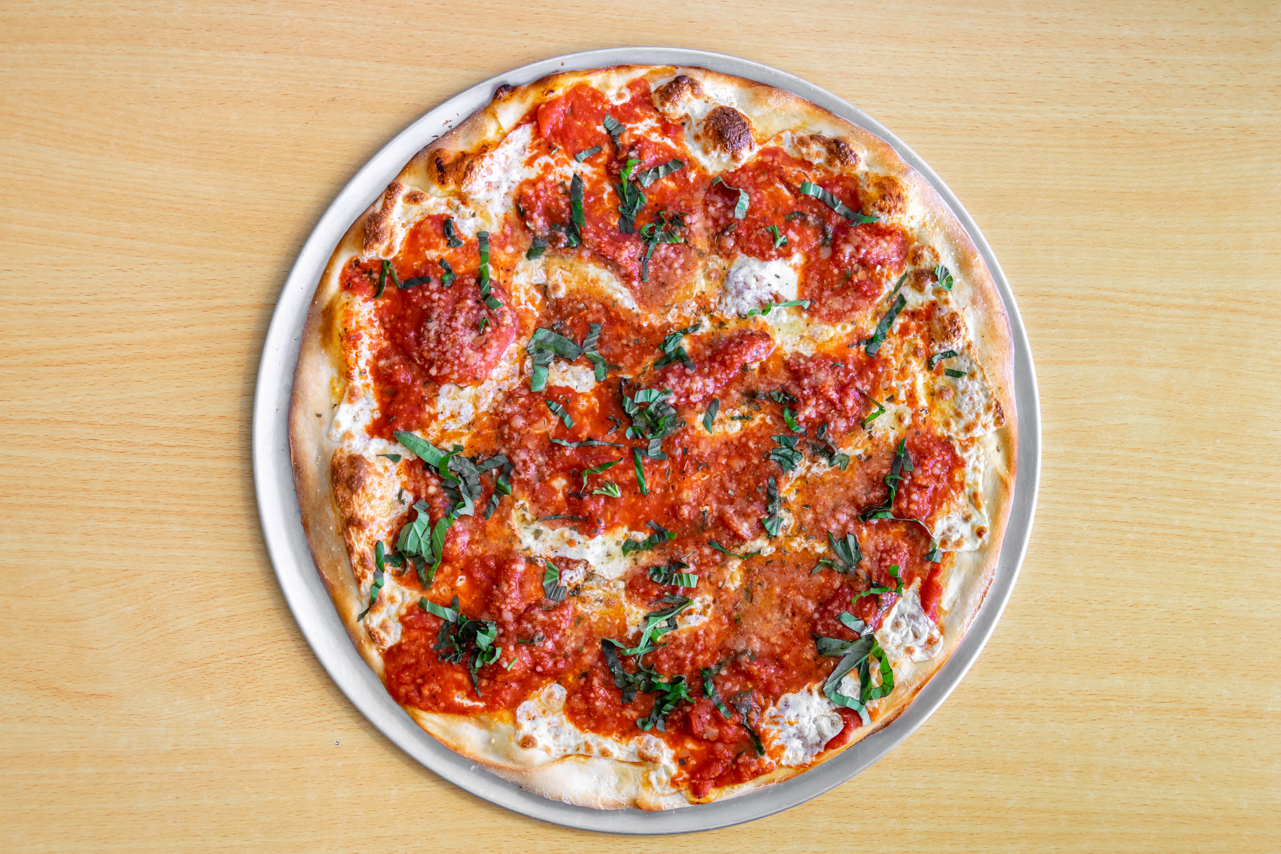 Order Margherita Pizza - 14'' food online from Dolce Pizza store, East Orange on bringmethat.com