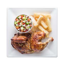 Order 1/2 Chicken with 2 Sides food online from Viva Chicken of Northcross store, Huntersville on bringmethat.com