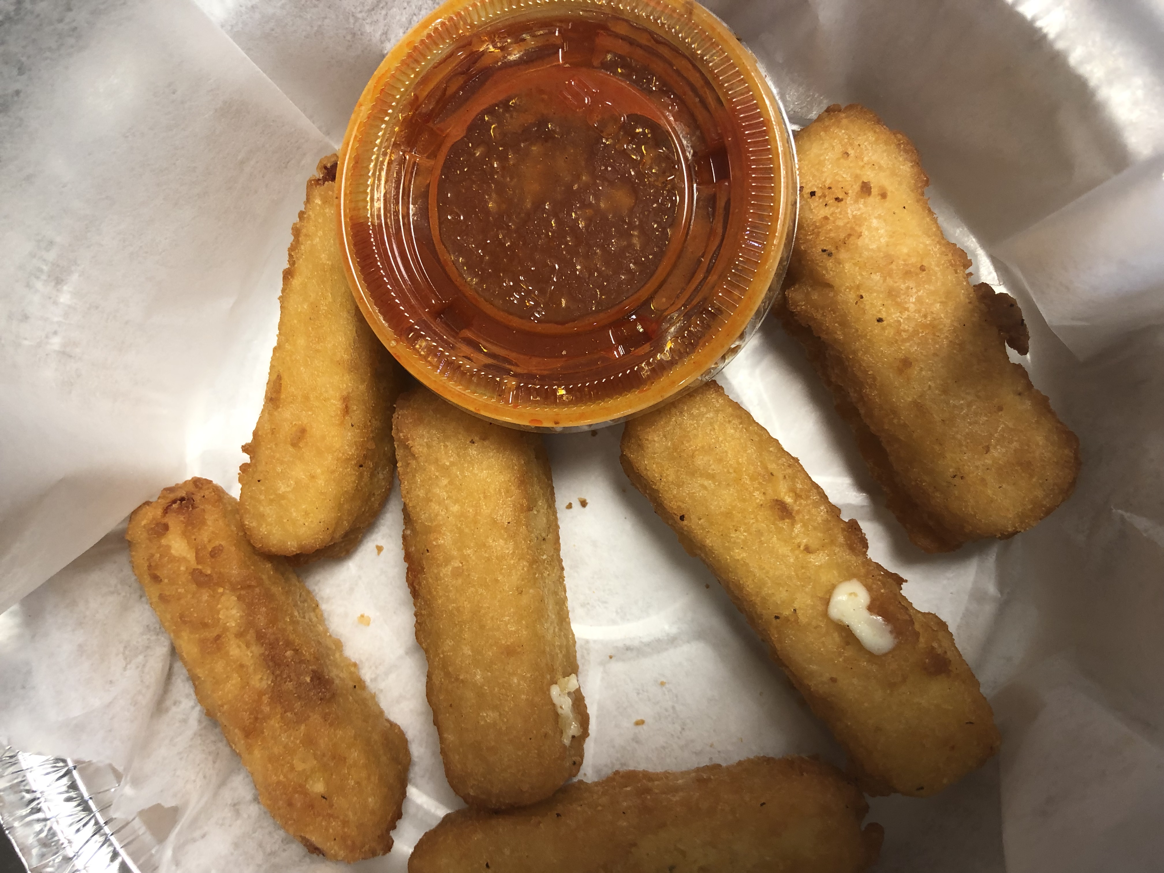 Order Mozzarella Sticks food online from Tonitos Pizza store, West Chester on bringmethat.com
