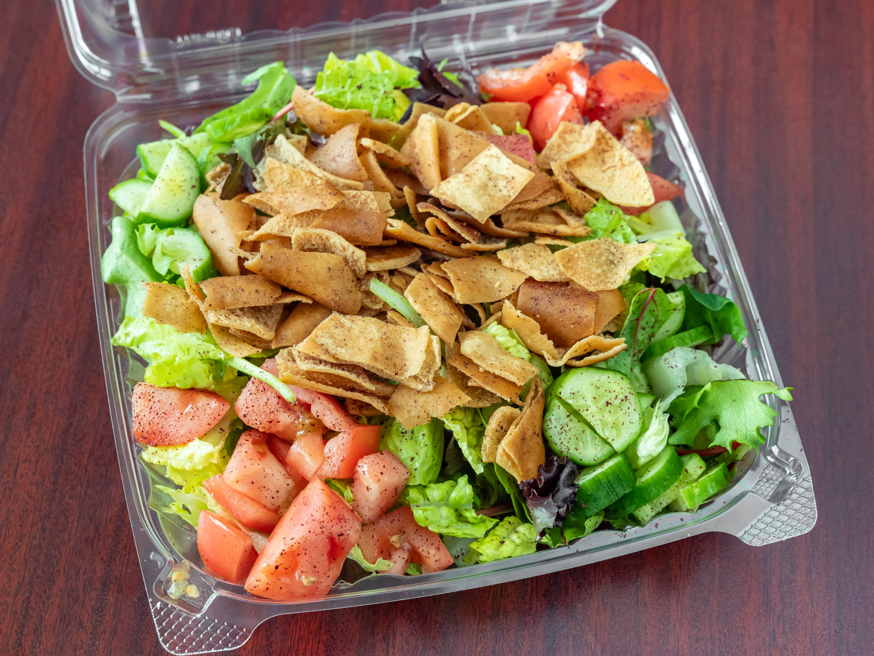 Order Fattoush Salad food online from Albasha Subs store, Detroit on bringmethat.com