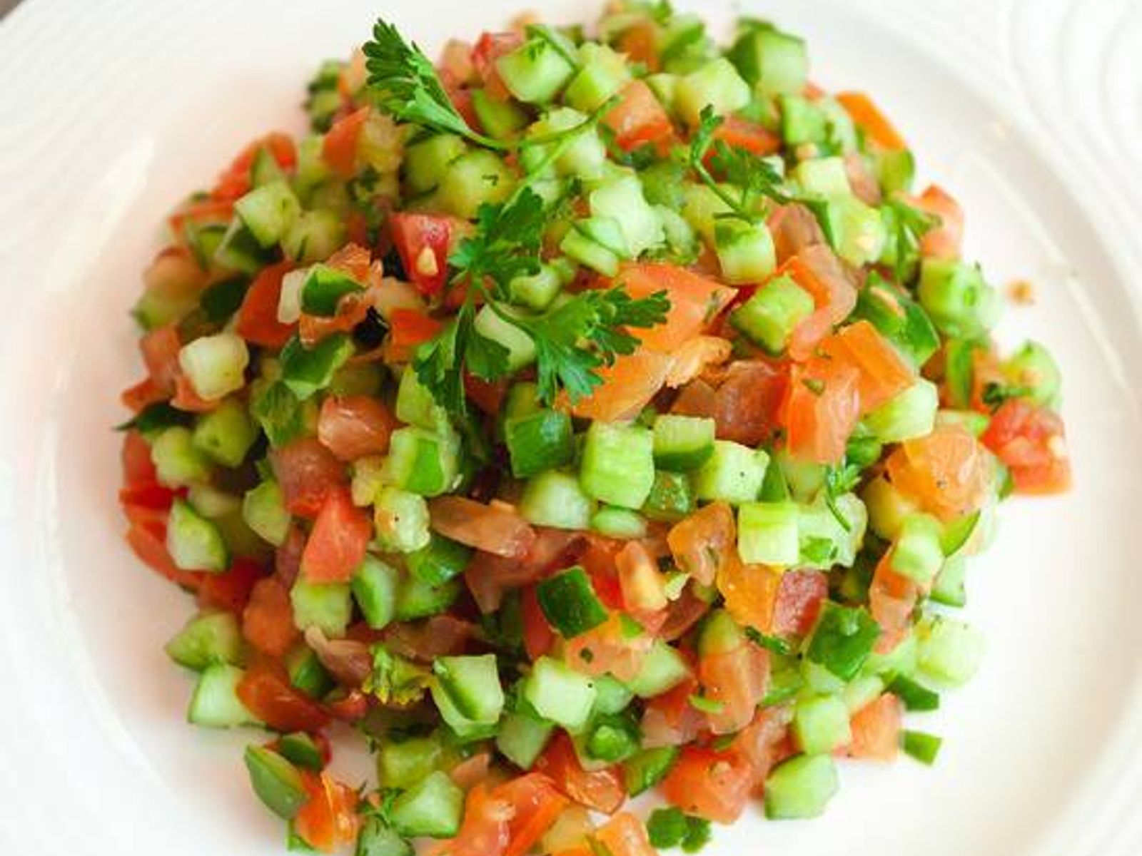 Order Israeli Salad food online from Shalom Grill store, Los Angeles on bringmethat.com